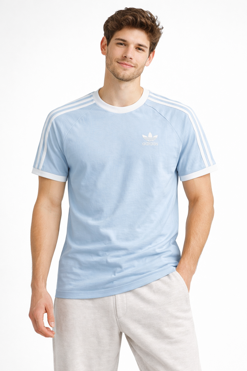 Addidas T-Shirt Light Blue