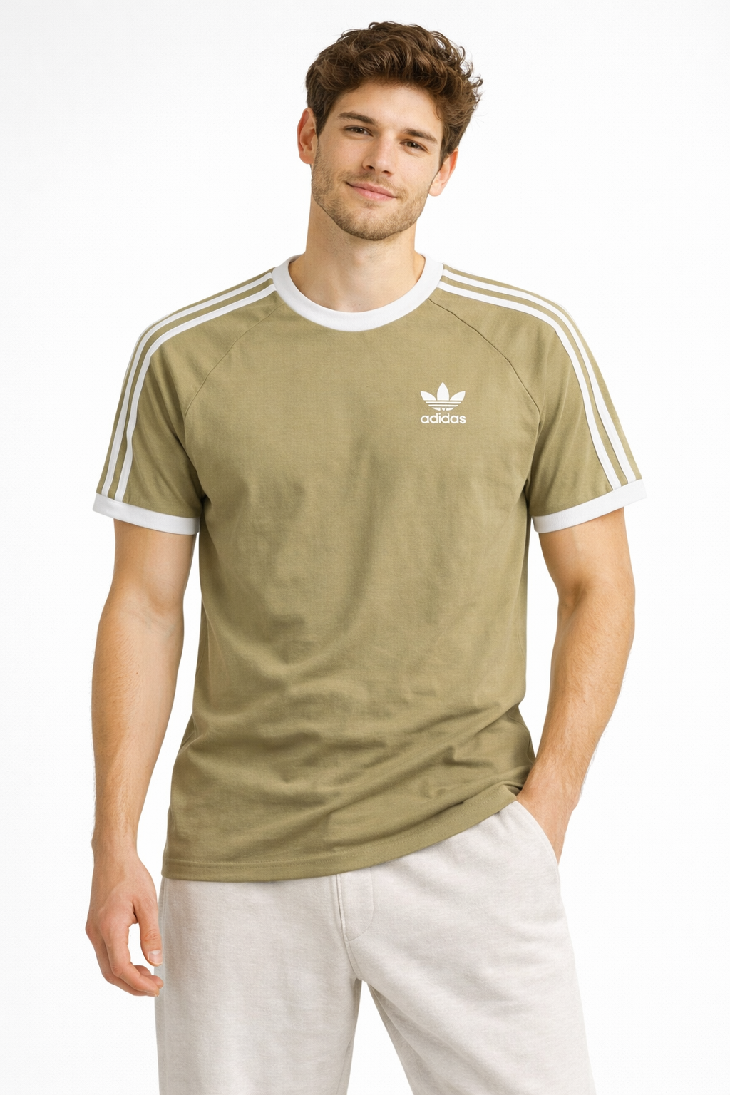Addidas T-Shirt Olive Green