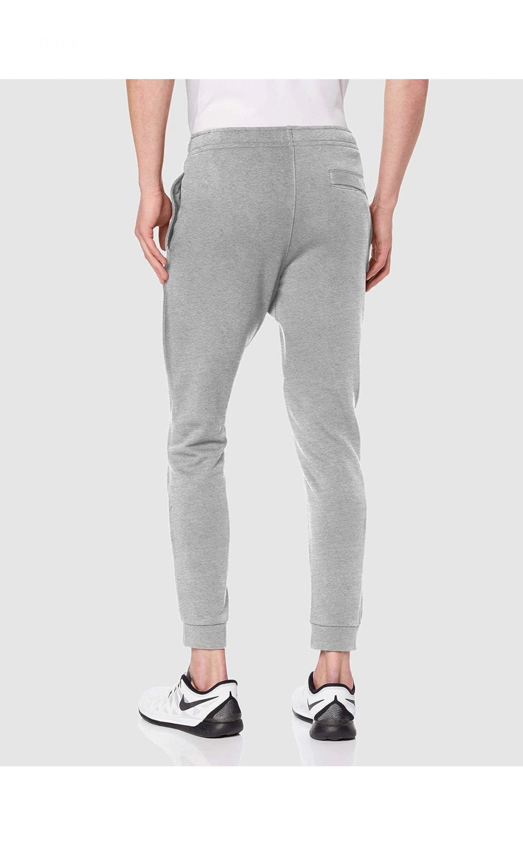 Nike Trousers Grey (White Logo)